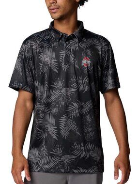 Columbia Ohio State Buckeyes PFG Super Terminal Tackle Omni-Shade Bangalows Polo